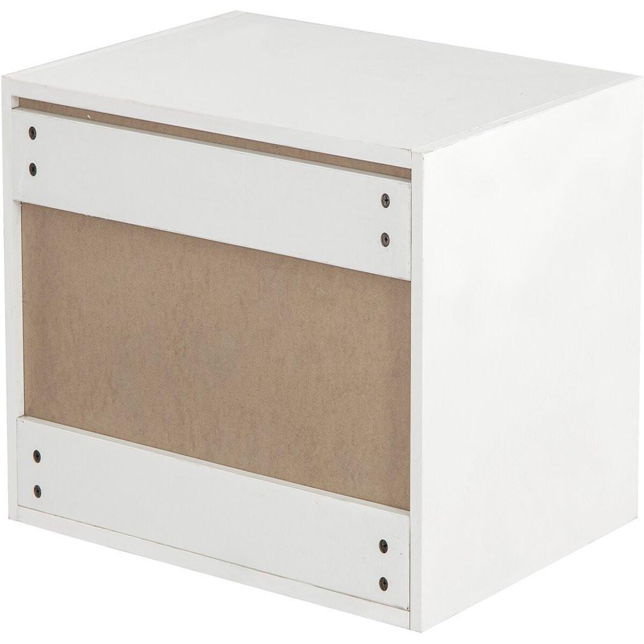 Voir la diapositive 4 : Habitat et Jardin Module surélévation de dressing en bois  opéra  - 60 x 45 x 40 cm - blanc