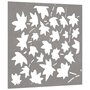 Voir la diapositive 3 : VIDAXL Decoration murale jardin 55x55 cm acier corten design feuille