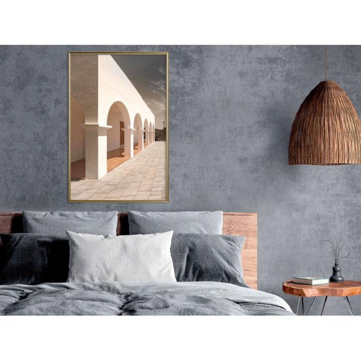 Paris Prix Affiche Murale Encadrée  Sunny Colonnade