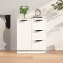 Voir la diapositive 1 : VIDAXL Buffet Blanc 60x30x70 cm Bois d'ingenierie