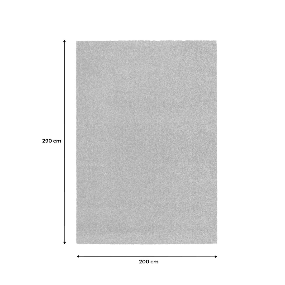 SWEEEK Tapis intérieur velours frisé crème, poil ras effet bouclette