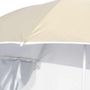 Voir la diapositive 5 : VIDAXL Parasol de plage avec parois laterales sable 215 cm