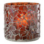 Voir la diapositive 2 : Paris Prix Photophore Design en Verre  Ido  16cm Marron