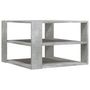Voir la diapositive 5 : VIDAXL Table basse gris beton 59,5x59,5x40 cm bois d'ingenierie