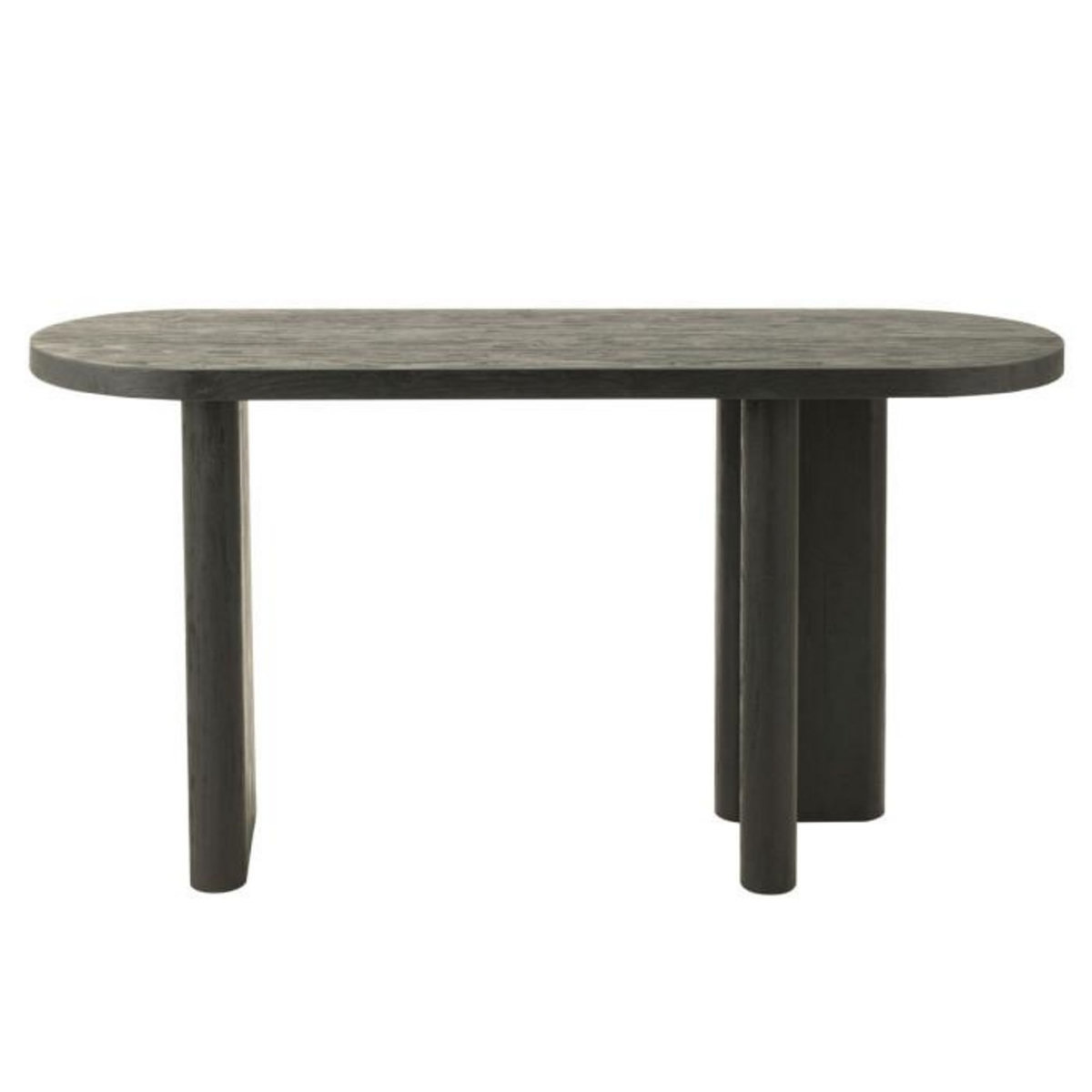 Paris Prix Console Design  Teck  150cm Noir