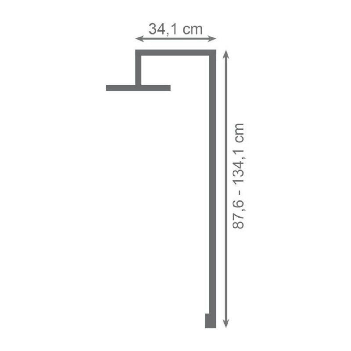 GENERIQUE Colonne de douche avec robinetterie Thermostatique - EDOUARD ROUSSEAU - DODDY - Laiton brossé