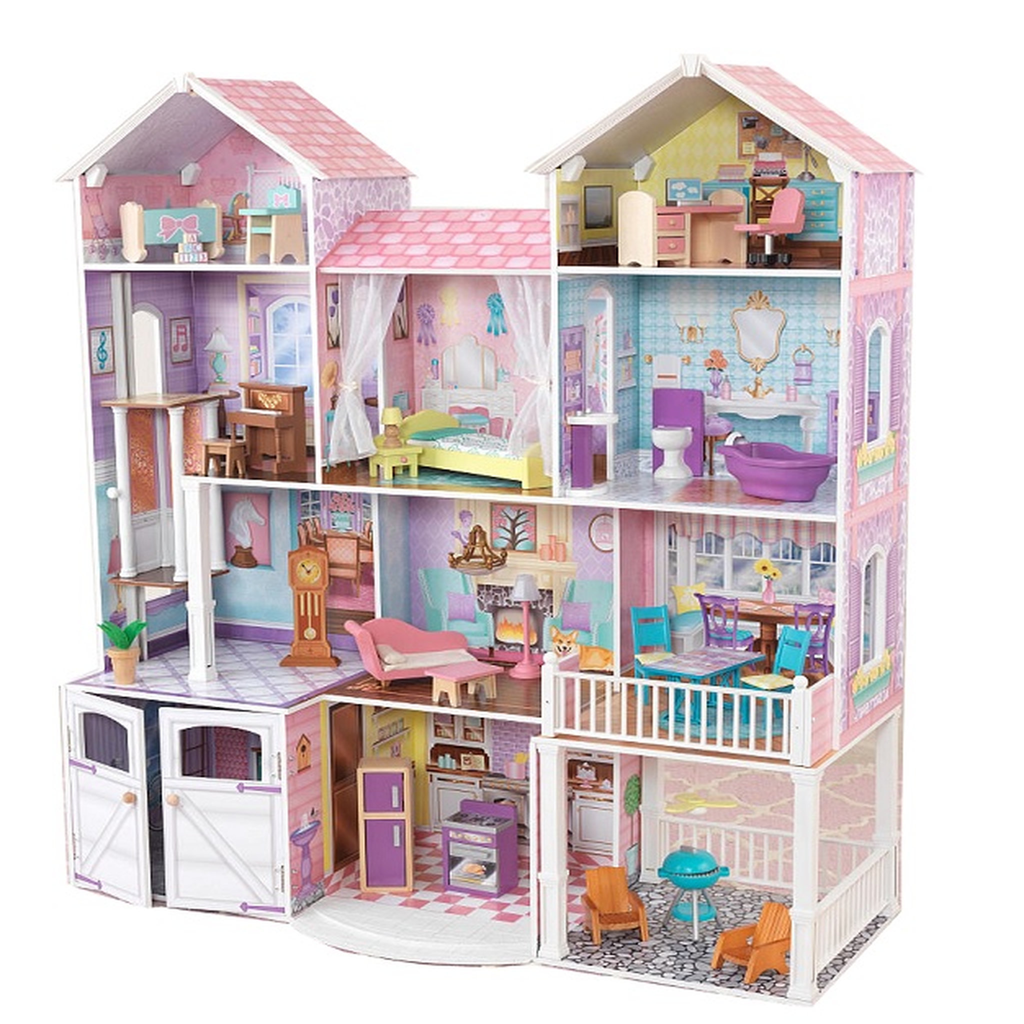 Voir la diapositive 1 : Kidkraft Maison de poupée bois Country Estate