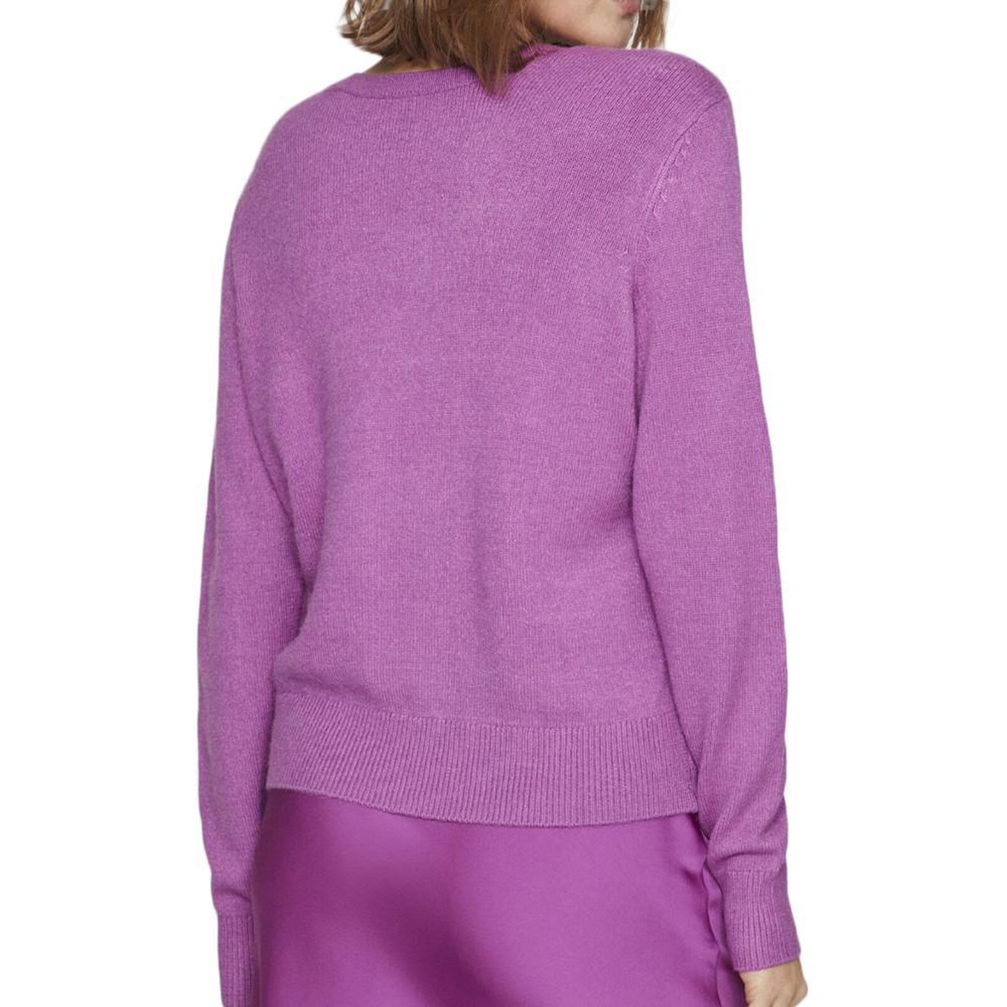 Voir la diapositive 2 : Vila Pull Violet Femme Vila Viril