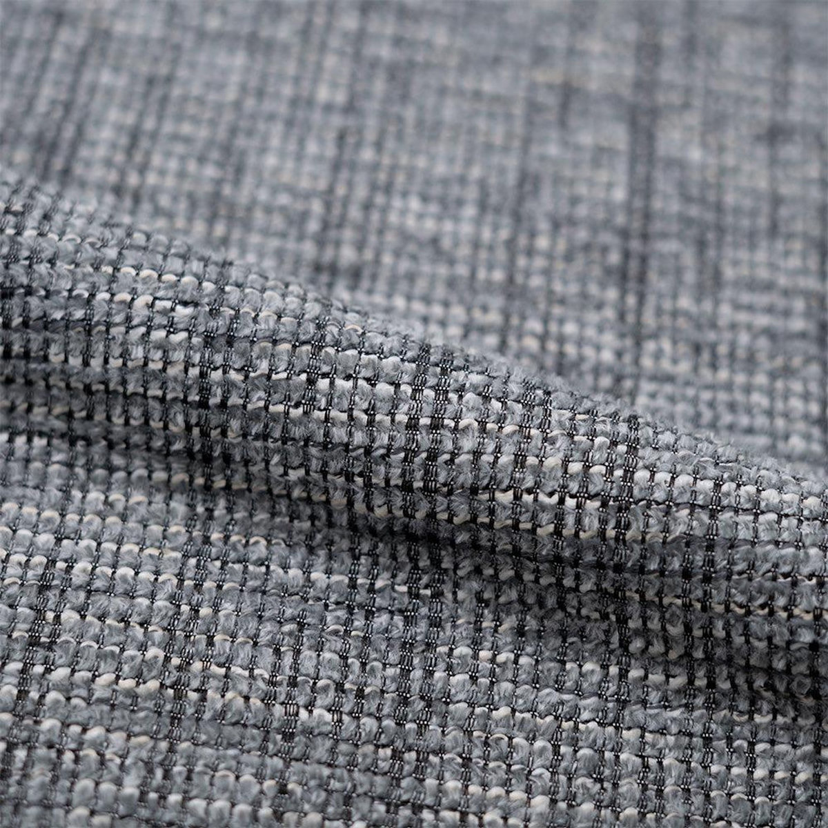 Rendez vous déco Chaise de bar en tissu blanc chiné 76 cm - Socky