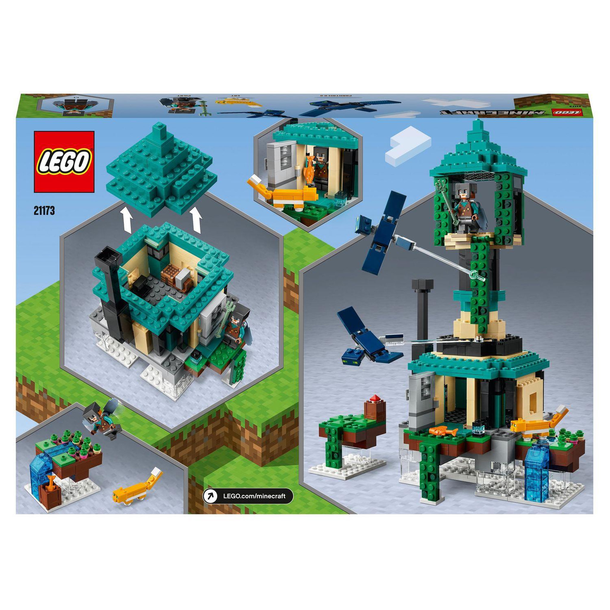 Voir la diapositive 8 : LEGO Minecraft 21173 - La tour du ciel