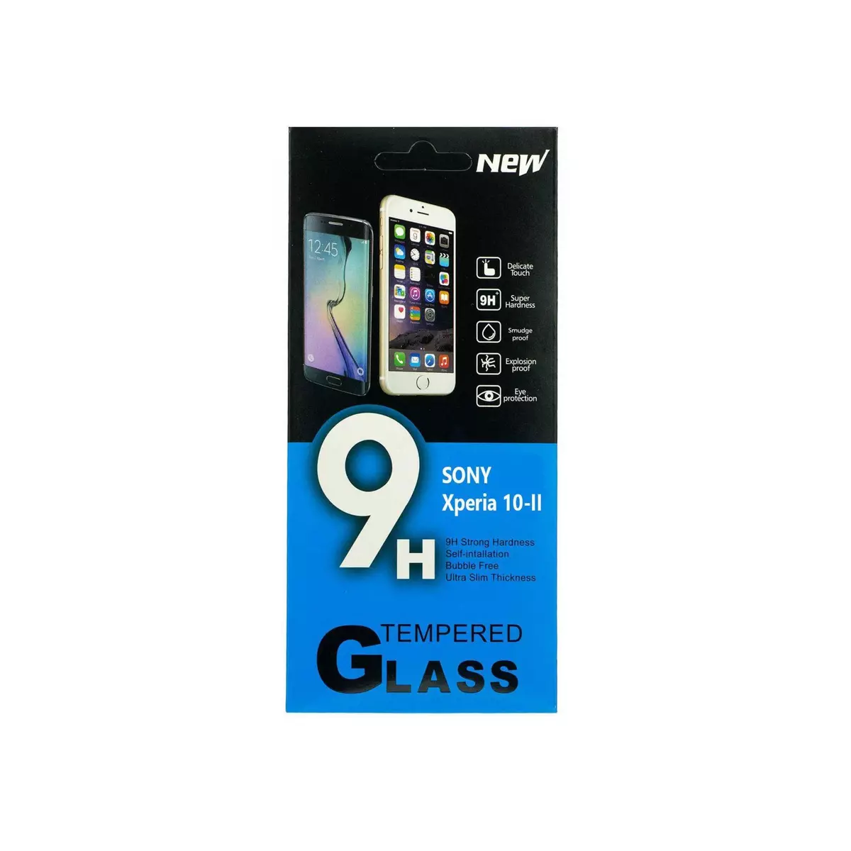 amahousse Vitre de protection d'écran Sony Xperia 10 II en verre trempé