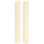 Voir la diapositive 4 : VIDAXL Tete de lit avec oreilles Creme 83x16x118/128 cm Similicuir