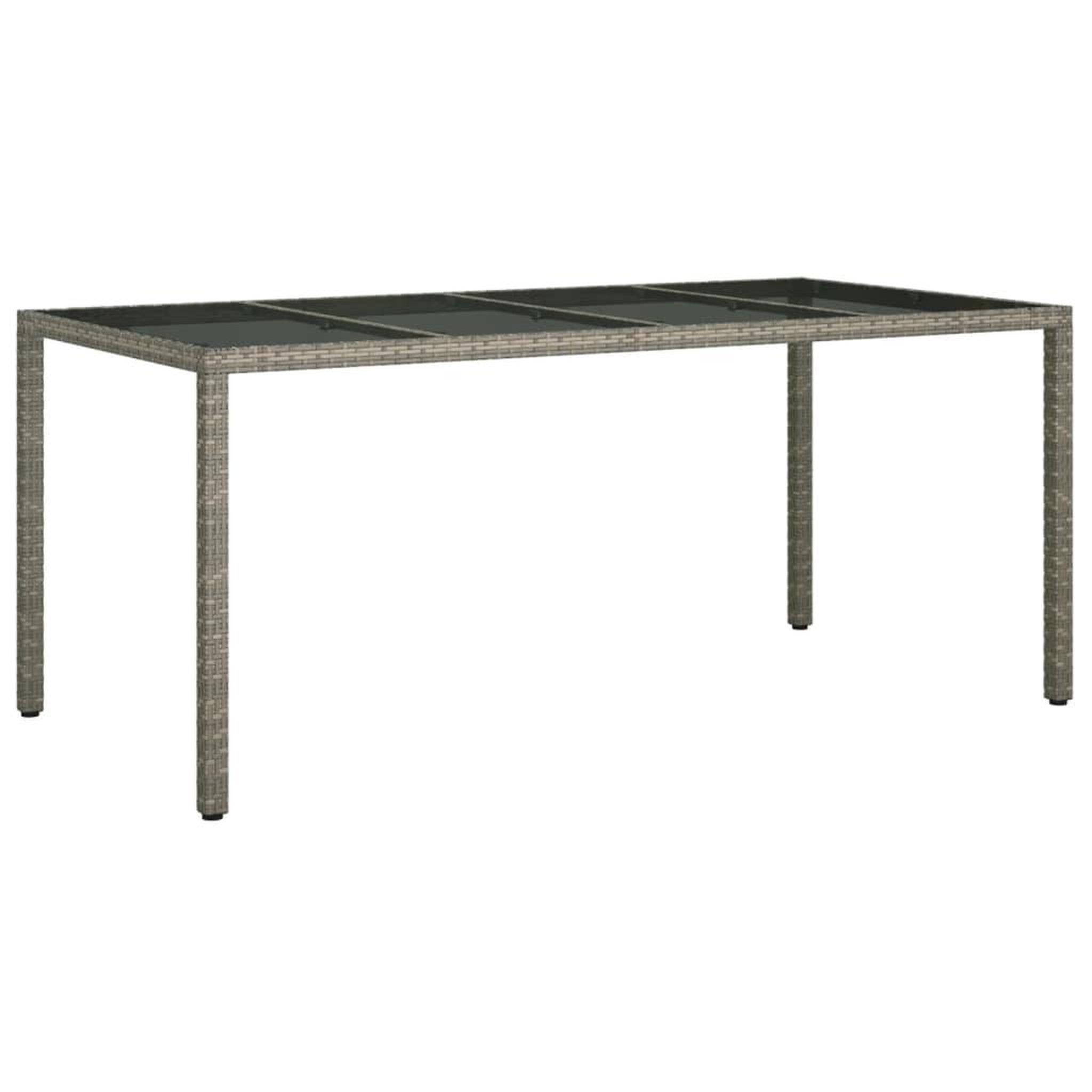 Voir la diapositive 5 : VIDAXL Ensemble a manger jardin et coussins 7 pcs gris rotin