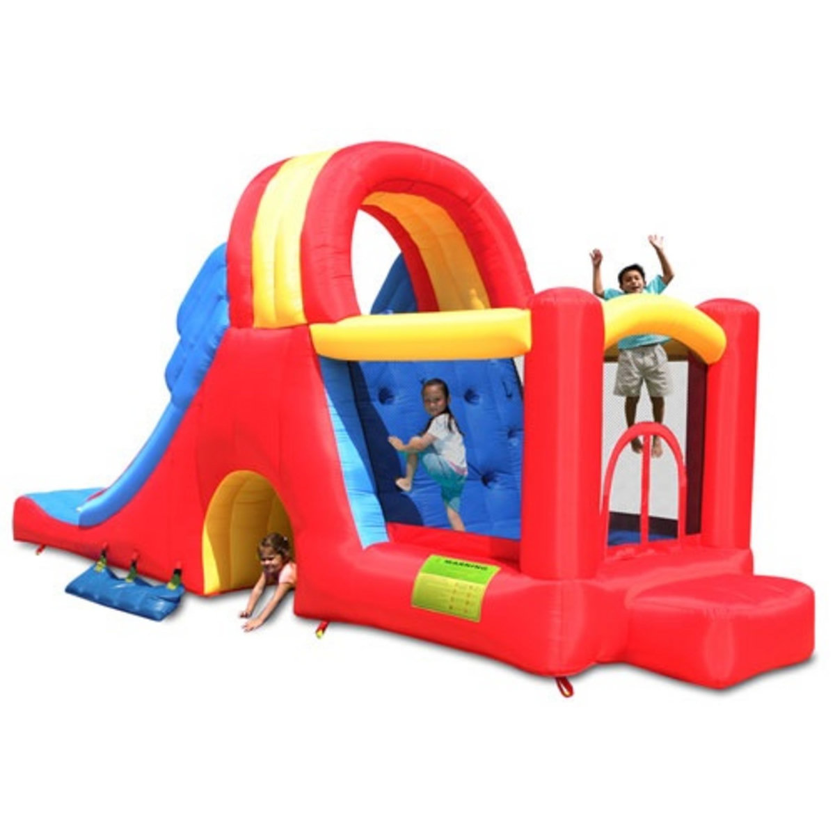 HAPPY HOP Aire de jeux gonflable Mega Combo