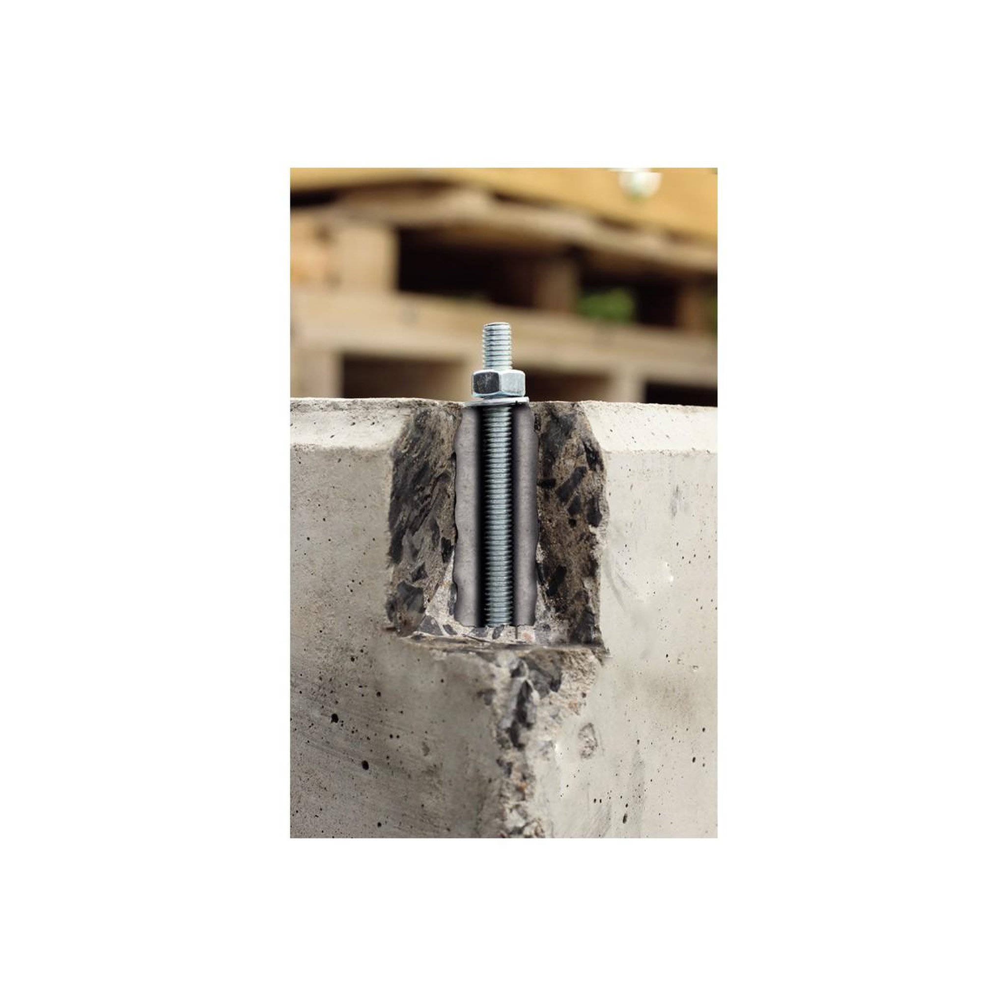 Voir la diapositive 2 : SCELL-IT Kit de scellement chimique tiges inox m8 garanties à vie jsqu'à 500kg résistance scell-it