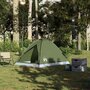 Voir la diapositive 3 : VIDAXL Tente de camping a dome 2 personnes vert olive impermeable