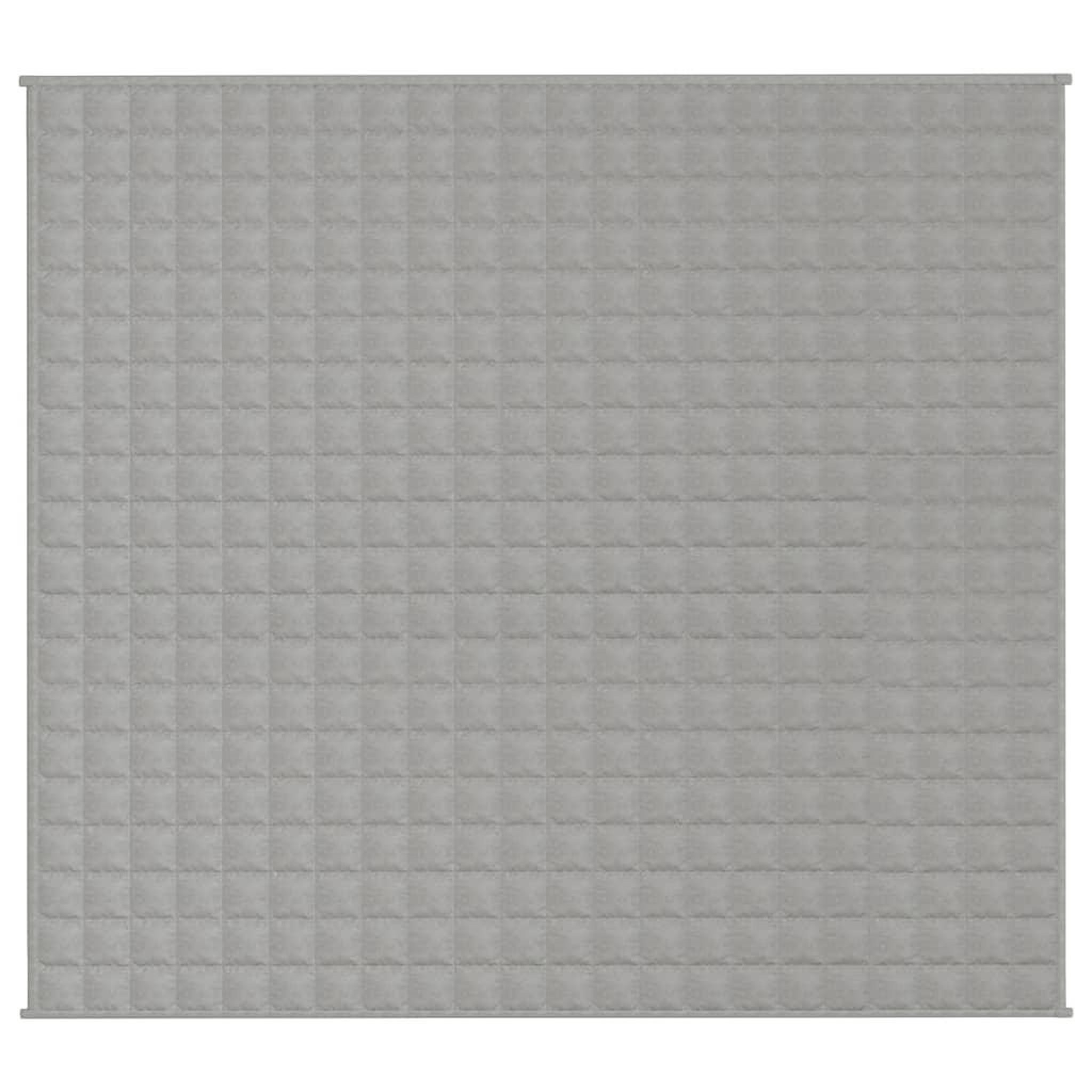 Voir la diapositive 3 : VIDAXL Couverture lestee Gris 200x225 cm 13 kg Tissu