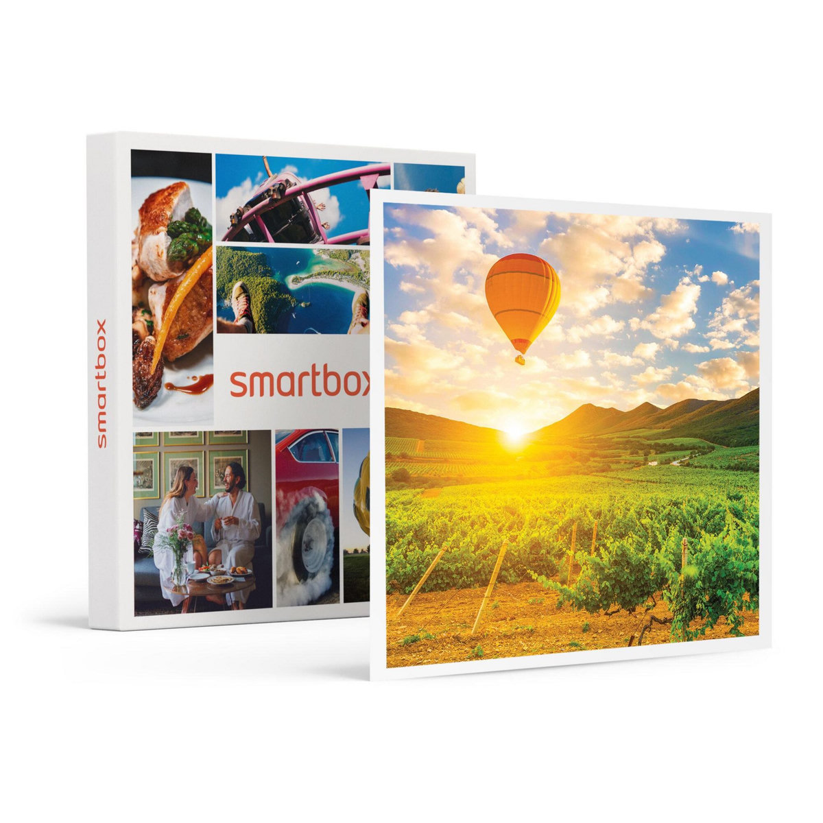 Smartbox Vol en montgolfière pour 2 au-dessus des vignobles de Bourgogne en semaine - Coffret Cadeau Sport & Aventure