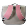 Voir la diapositive 4 : Bagtrotter Cartable Scolaire Primaire 38cm Lili Lou gris et rose  2 Compartiments - Bagtrotter