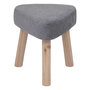 Voir la diapositive 1 : ATMOSPHERA Tabouret d'appoint Jules - Gris