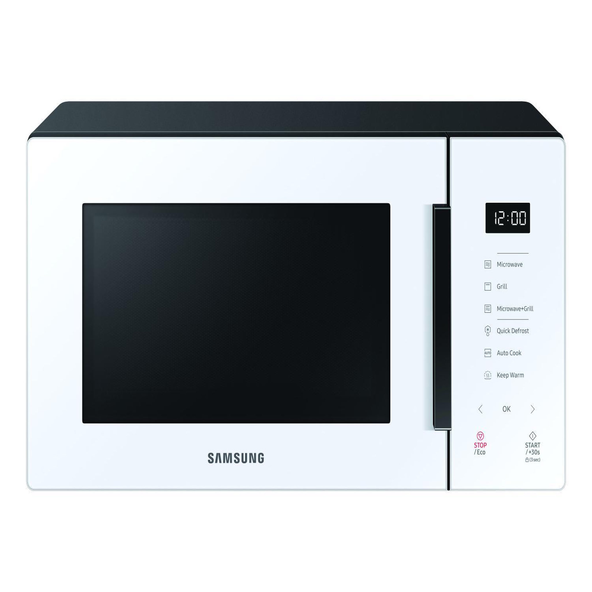 Voir la diapositive 2 : Samsung Four à micro-ondes avec gril samsung mg23t5018aw/et pose libre 800 w blanc