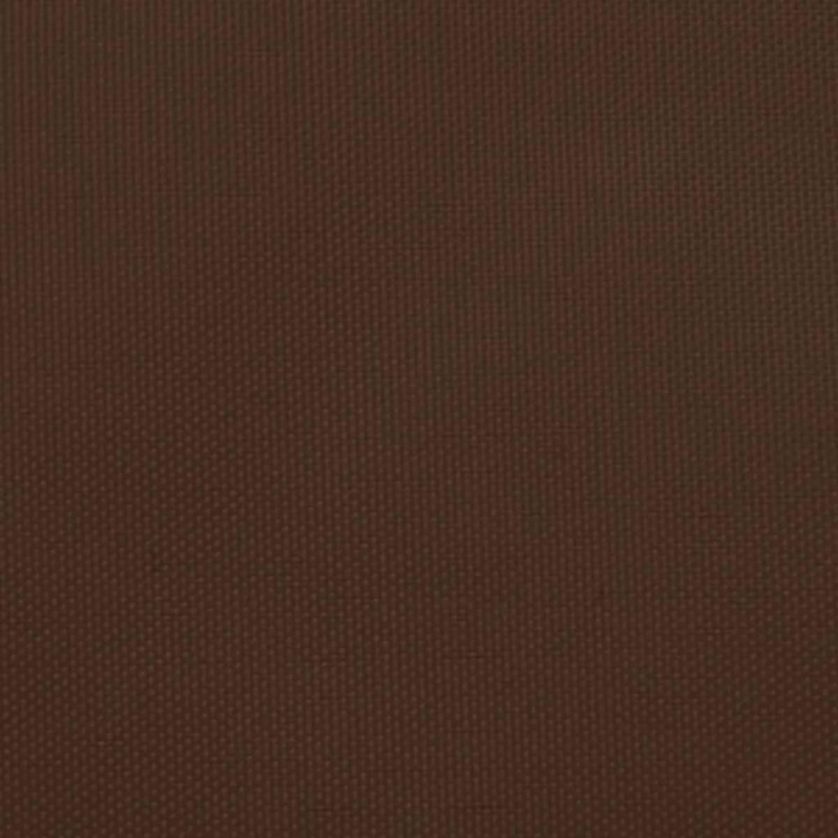 VIDAXL Voile de parasol Tissu Oxford trapeze 2/4x3 m Marron