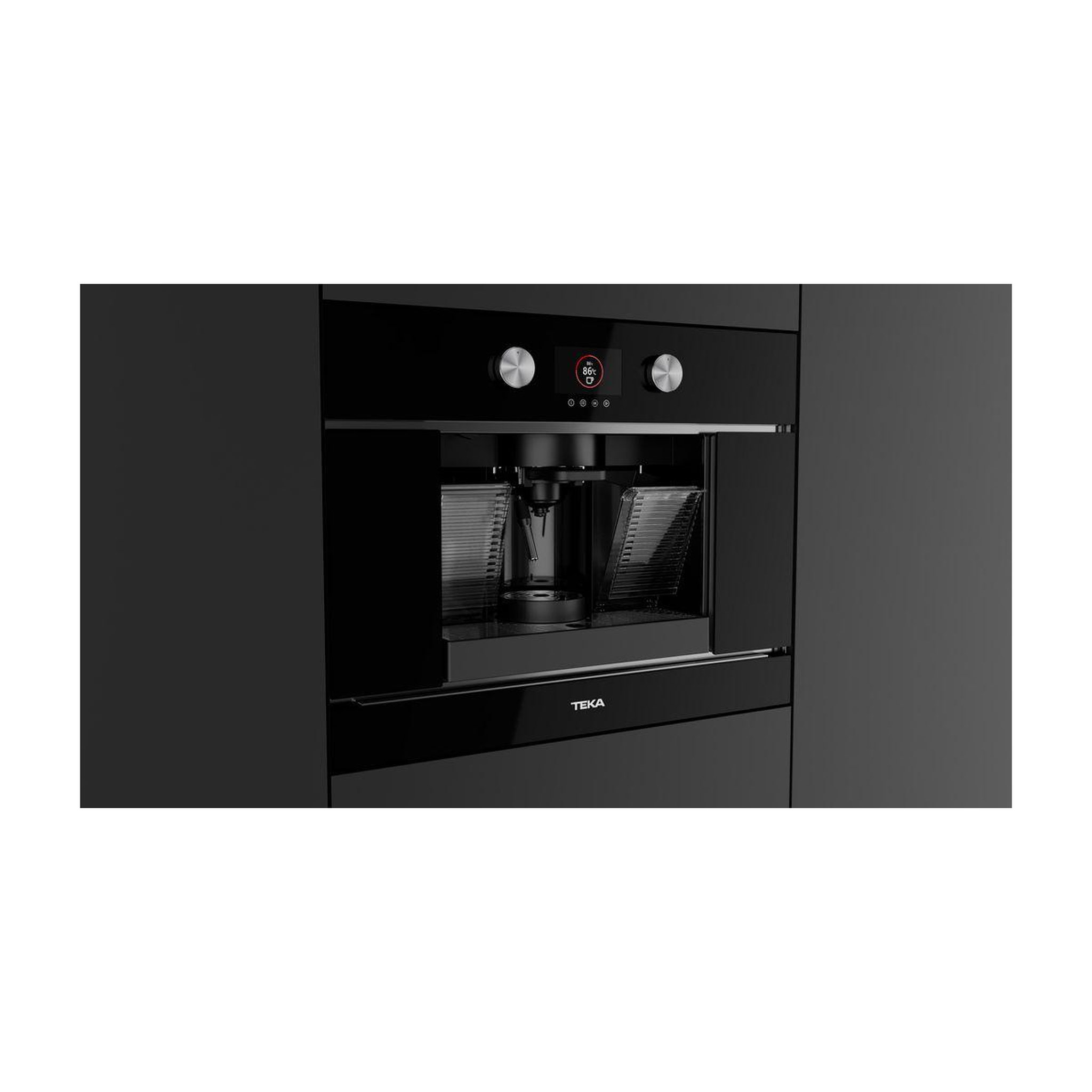 Voir la diapositive 4 : TEKA Expresso combiné cafetière CLC8350MC BK
