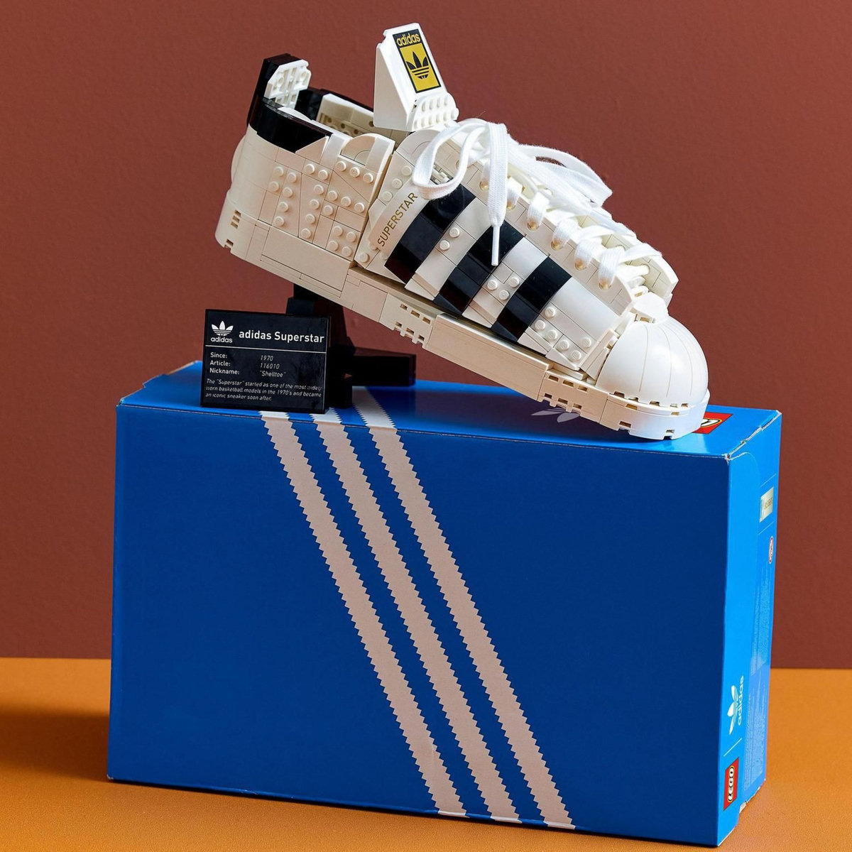 LEGO Icons 10282 Ensemble chaussure adidas Originals Superstar