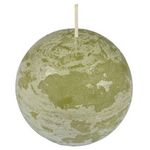 Paris Prix Bougie Boule Déco  Rustique  7cm Tilleul