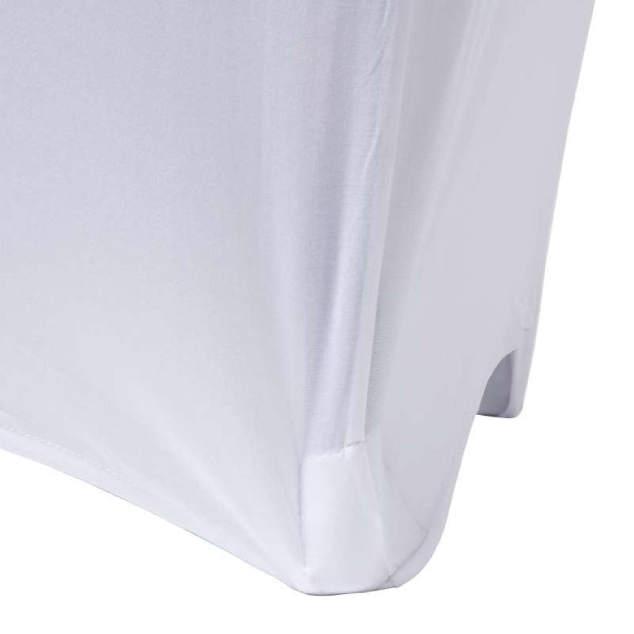 Voir la diapositive 3 :  Housse nappe pour table pliante 240cm Werkapro Blanche