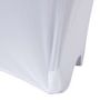 Voir la diapositive 3 :  Housse nappe pour table pliante 240cm Werkapro Blanche
