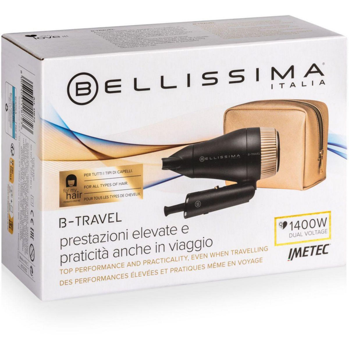 BELLISSIMA Sèche cheveux de voyage B-travel