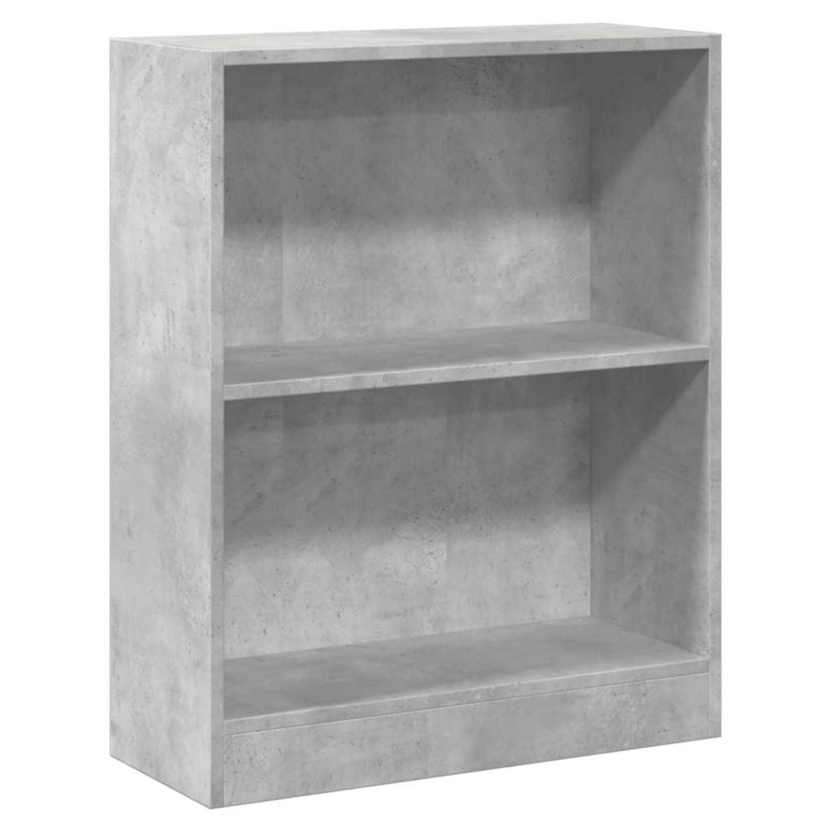 VIDAXL Bibliotheque Gris beton 60x24x76 cm Bois d'ingenierie