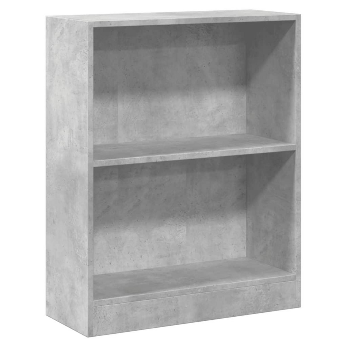 VIDAXL Bibliotheque Gris beton 60x24x76 cm Bois d'ingenierie