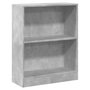 Voir la diapositive 2 : VIDAXL Bibliotheque Gris beton 60x24x76 cm Bois d'ingenierie