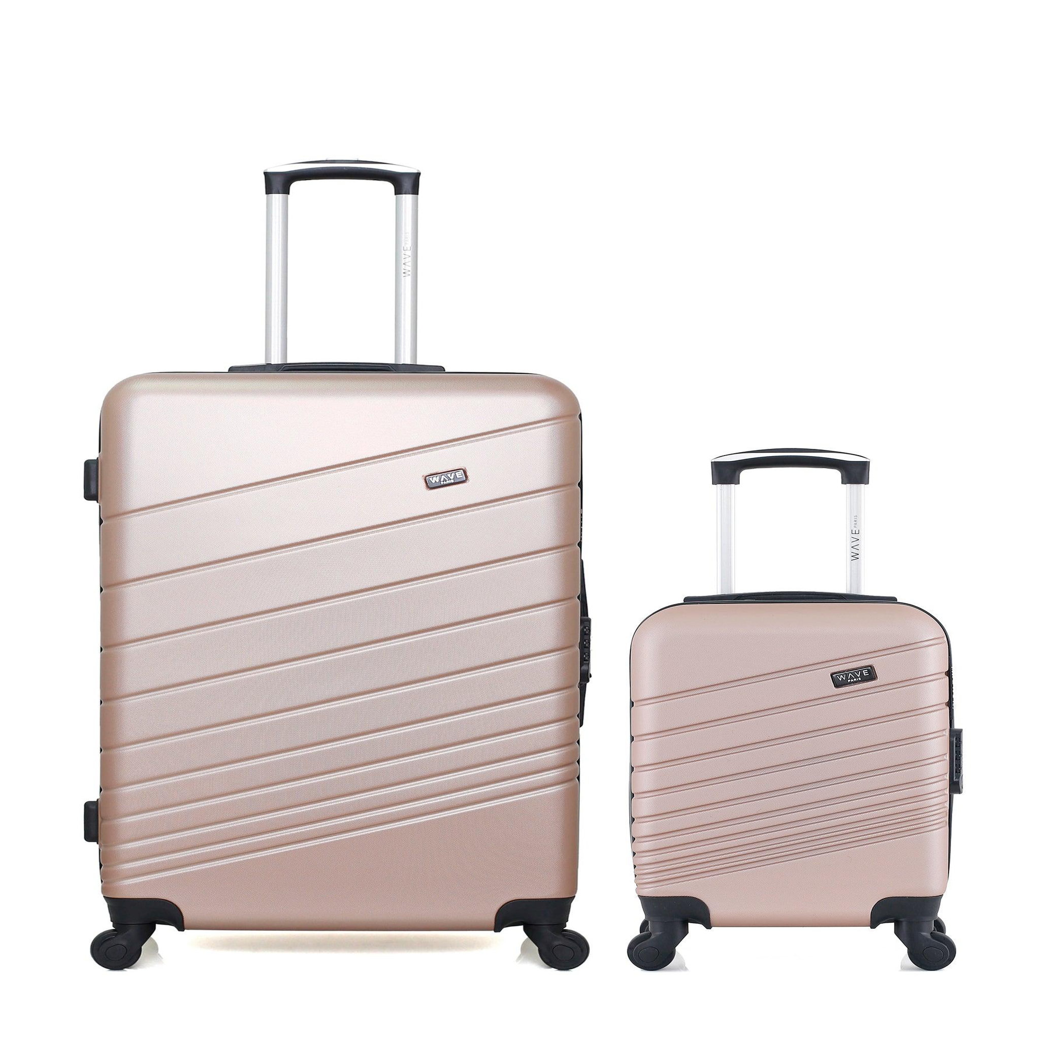 WAVE PARIS Lot de 2 - valises grand format et cabine xxs tigre