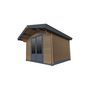 Voir la diapositive 3 : Woodlife garden Abri de jardin composite 28mm - 9m² - marron 