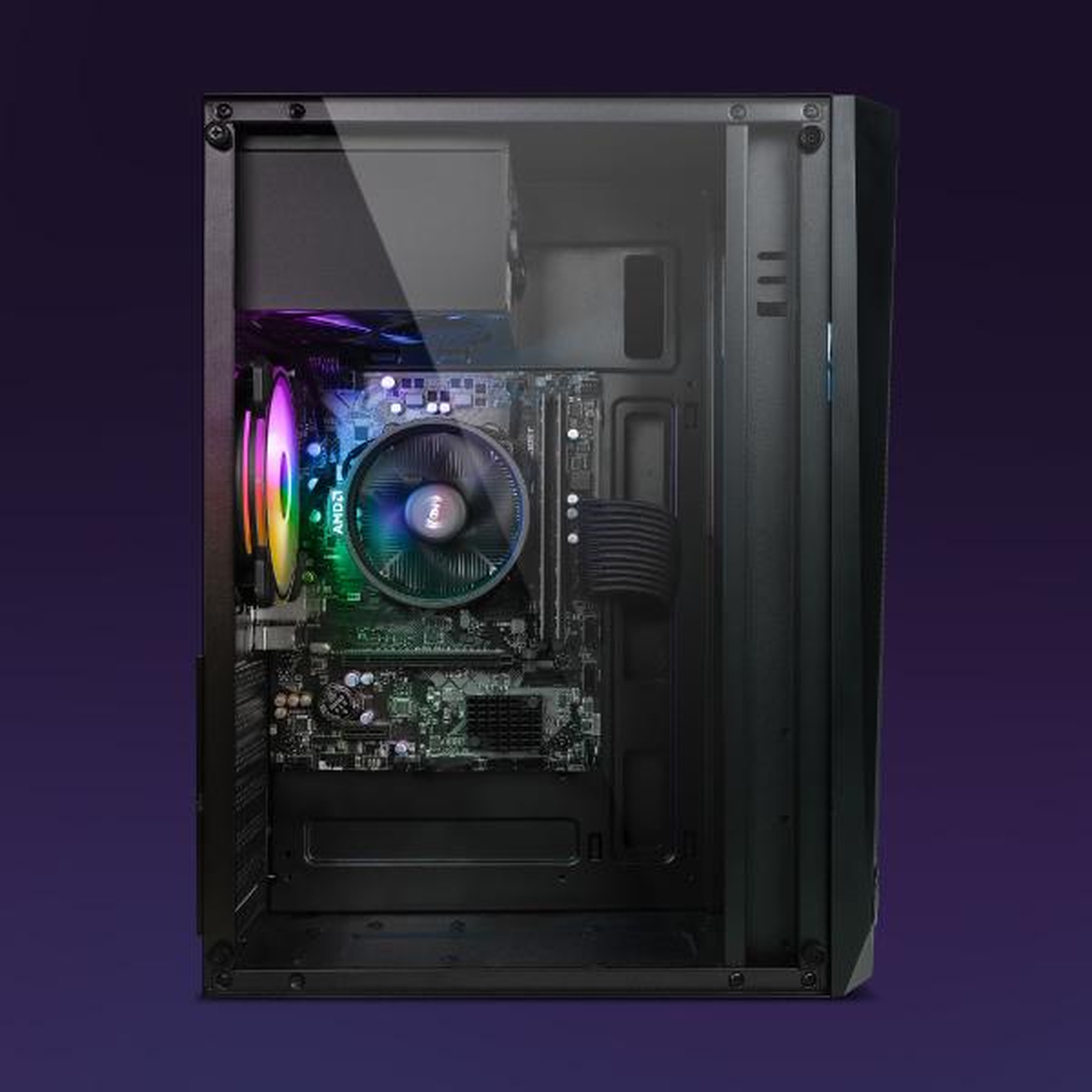 Voir la diapositive 2 : VIBOX PC Gamer Complet - Ryzen 3 3200G, Graphiques intégrés, 8 Go RAM, 480 Go SSD, Linux, WiFi