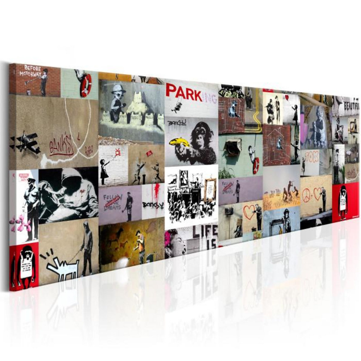 Paris Prix Tableau Imprimé  Art of Collage - Banksy II