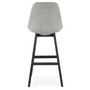 Voir la diapositive 5 : Paris Prix Tabouret de Bar Design  Xenu  114cm Gris & Noir