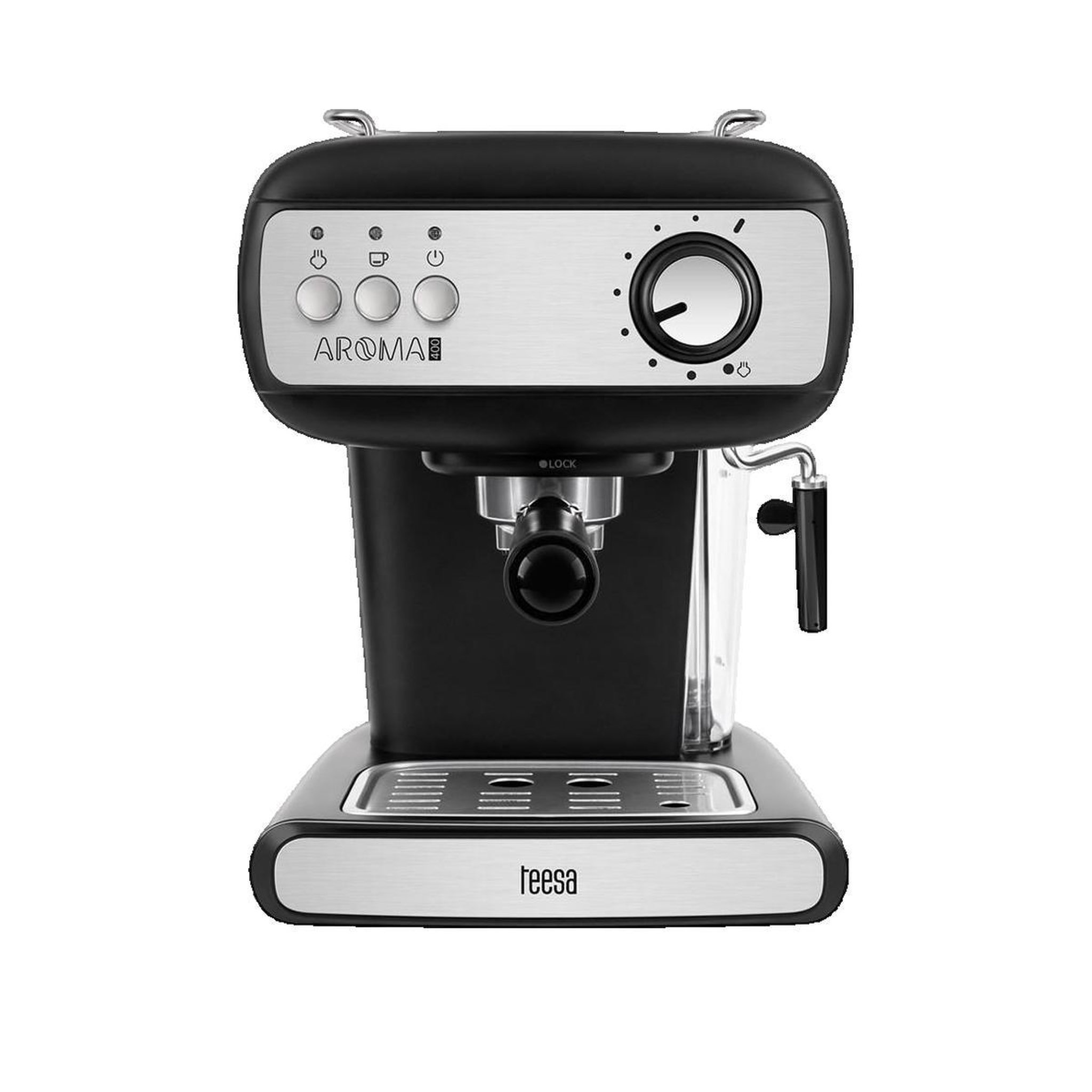 Voir la diapositive 2 : Tesa Expresso Teesa Aroma 400 avec pression 15 bars et buse à vapeur
