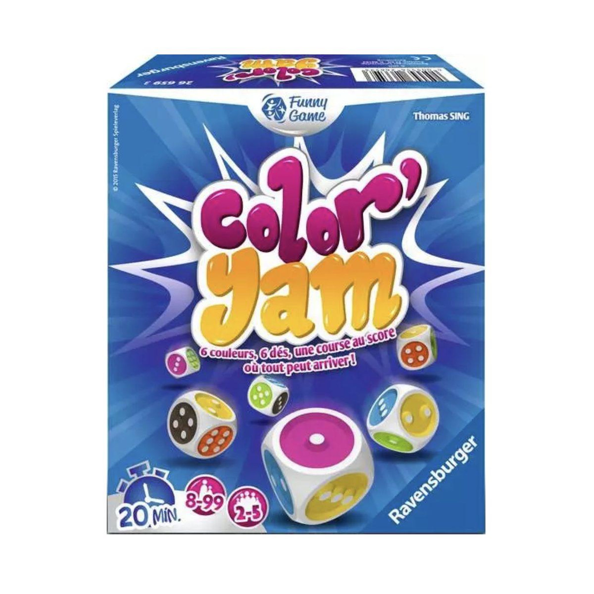 RAVENSBURGER Color'yam jeux de cartes et d'ambiance