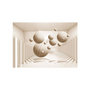Voir la diapositive 2 : Paris Prix Papier Peint  Beige Balls