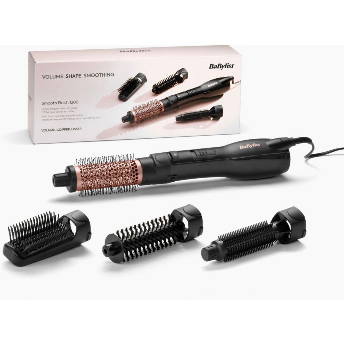 BABYLISS Brosse soufflante Smooth Finish 1200 AS122E
