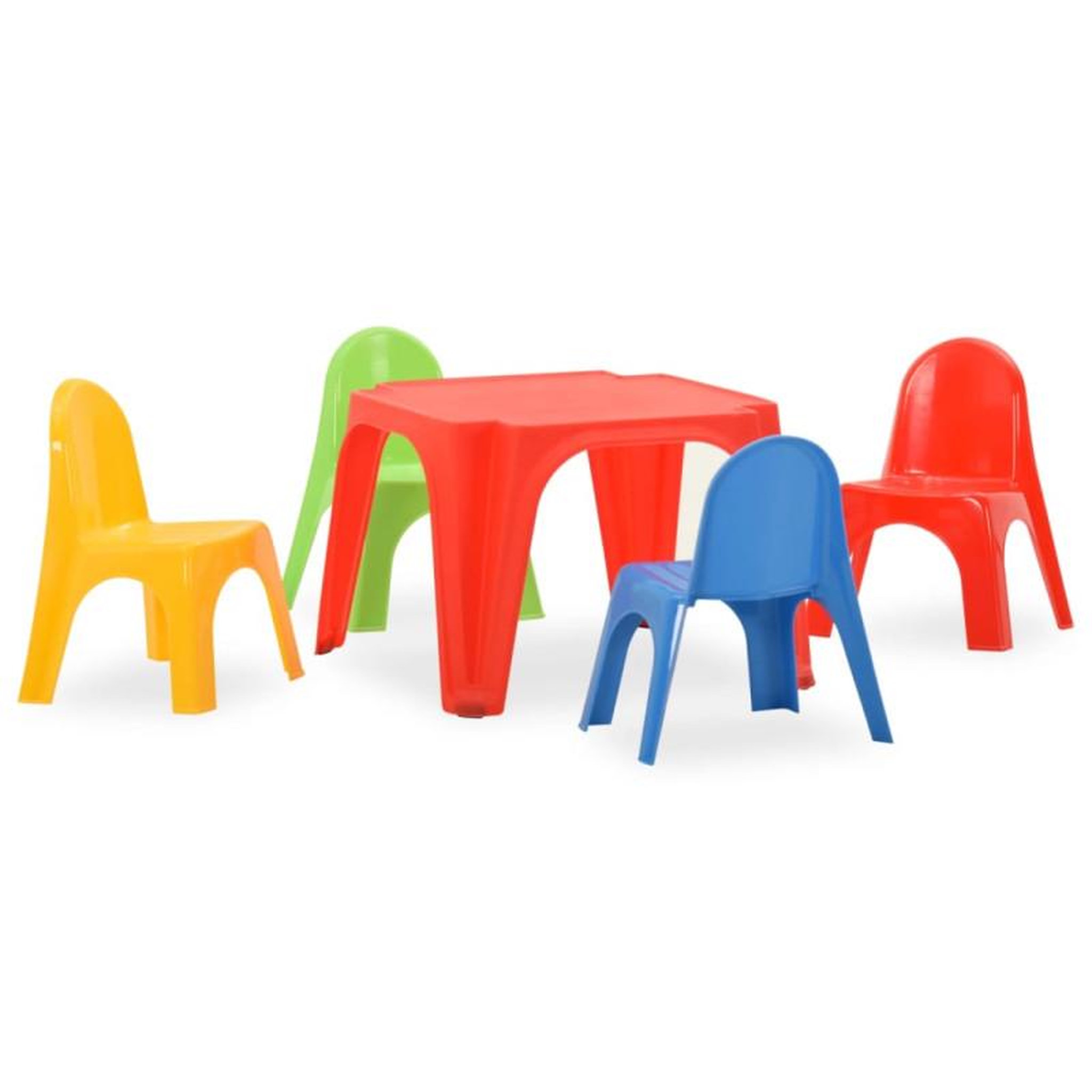 Voir la diapositive 1 : VIDAXL Ensemble de table et chaises pour enfants PP