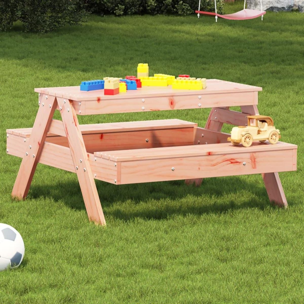 VIDAXL Table de pique-nique pour enfants bois massif de douglas