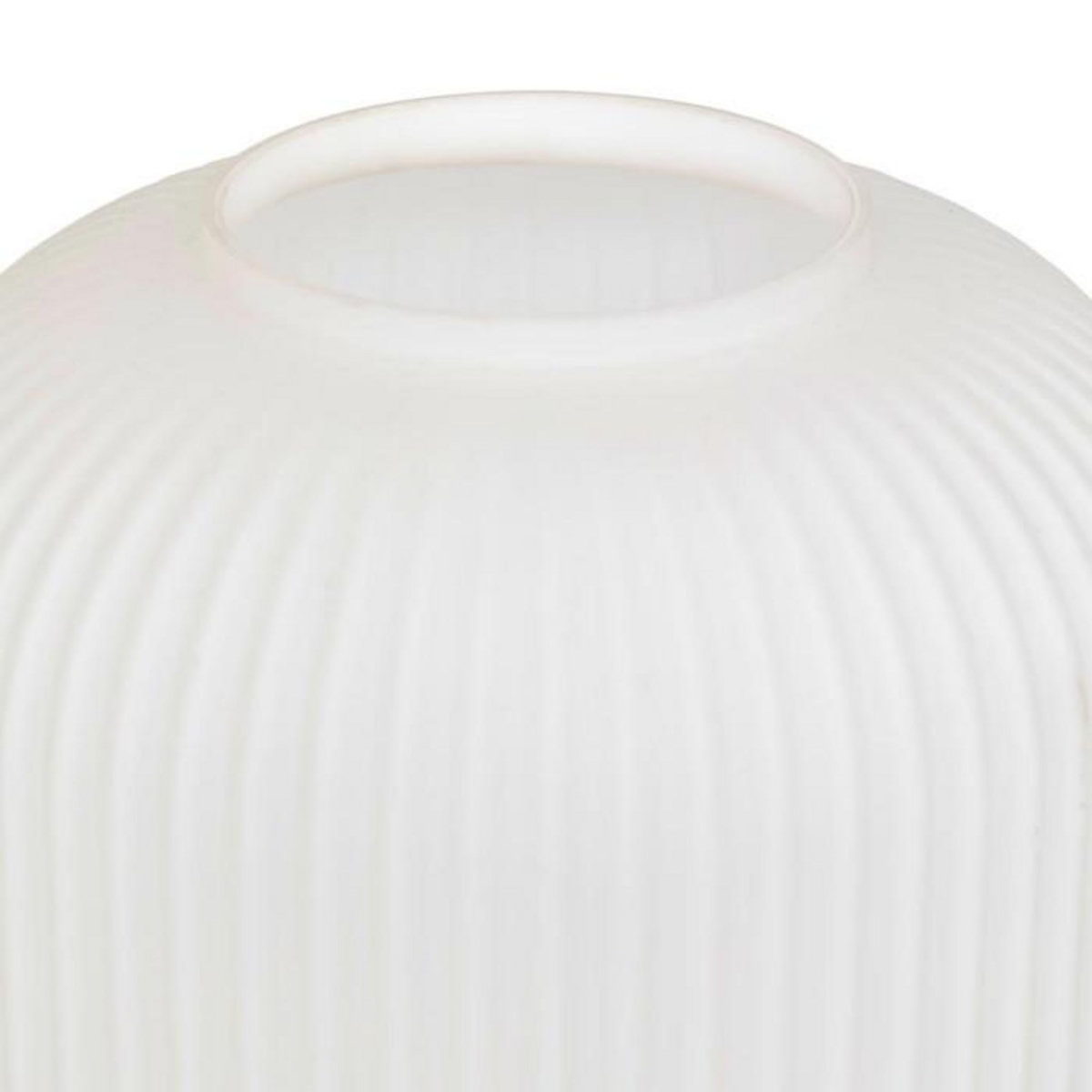 ATMOSPHERA Lampe à Poser en Verre  Travis  25cm Blanc