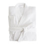 Voir la diapositive 1 : ACTUEL Peignoir kimono uni en coton 300gsm
