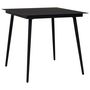 Voir la diapositive 3 : VIDAXL Ensemble a manger d'exterieur 5 pcs Rotin PVC Noir
