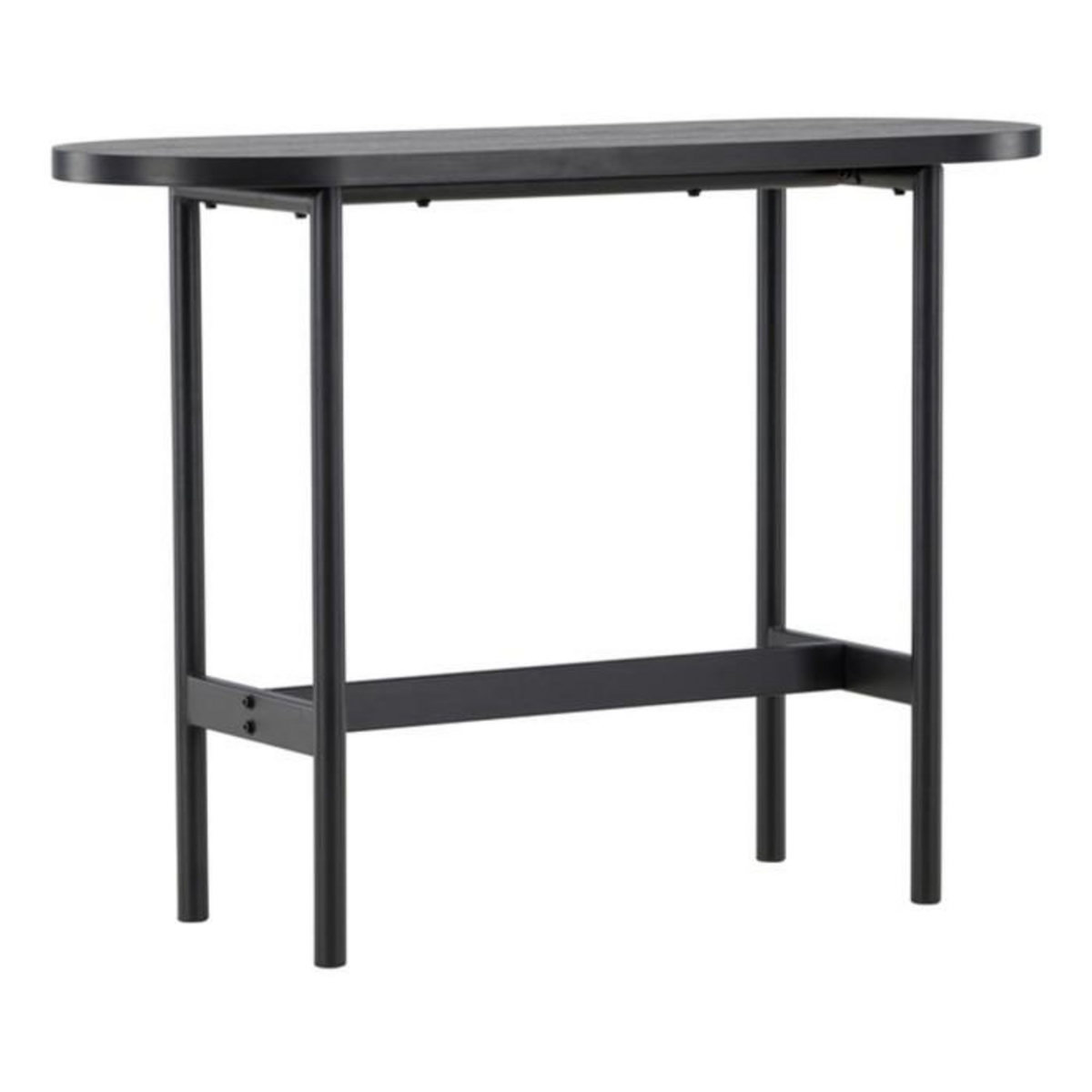 Paris Prix Console Ovale Design  Star  110cm Noir
